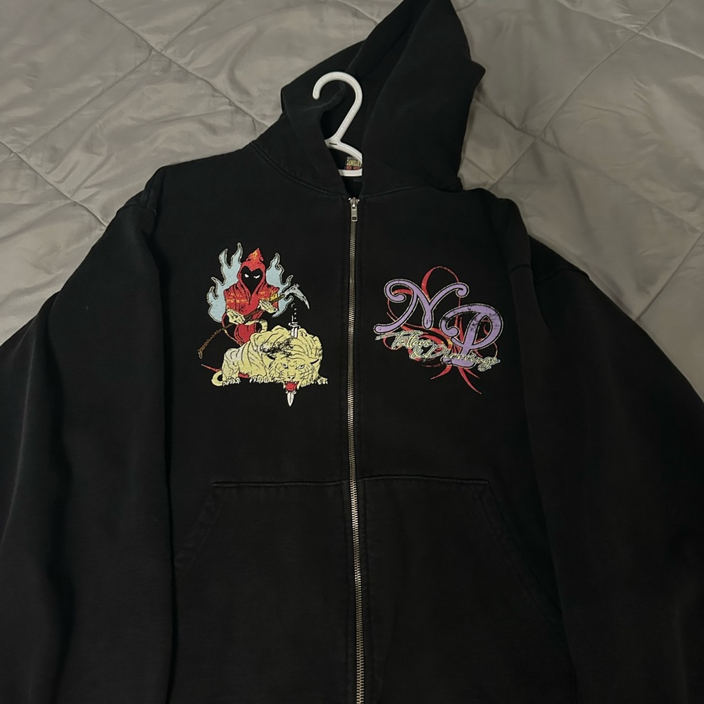Black Hoodie nothing personal with Graphic Design